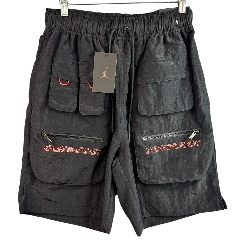 Nike Air Jordan 23 Engineered Utility Multi Pocket Shorts CN7298 011 Size M